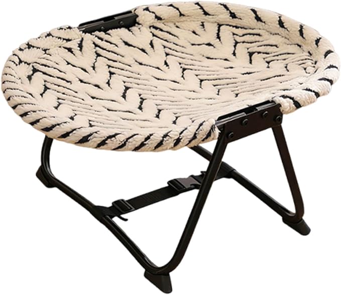 Elevated Pet Bed Supplies Gifts Metal Frame Indoor Folable with Storage Bag Portable Outdoor Furniture Versatile Accessory
