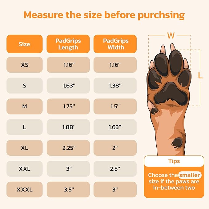 Non-Slip Paw Protector Pads for Senior Dogs, Anti-Slip Rubber Traction Stickers, Protect Dogs' Paws on Hardwood Floor, Blue, 48pcs, M (11-20lbs)