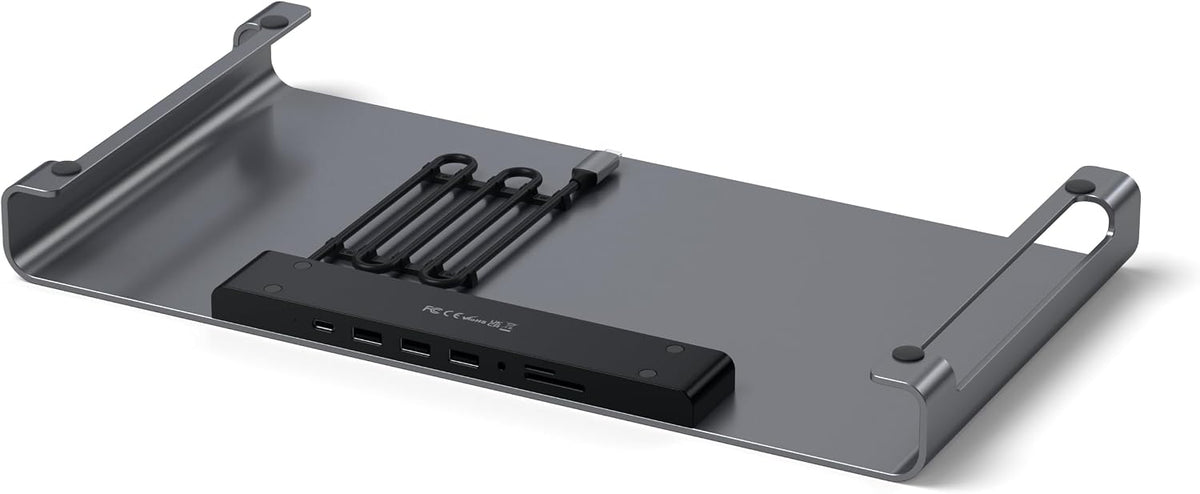 Satechi USB-C Hub Monitor Stand, 3 USB 3.0 Ports, For Desktop Computers