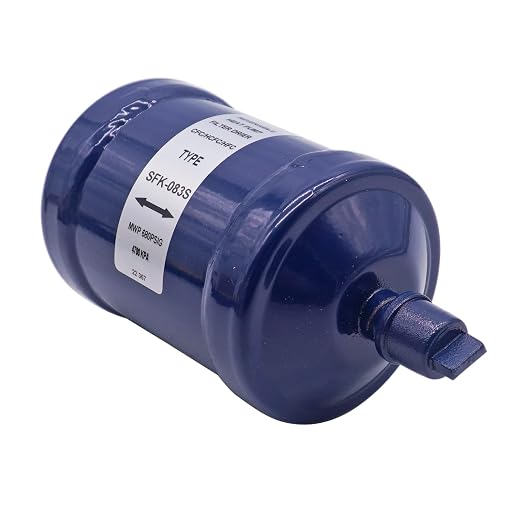 Bi Flow Filter Drier for Heat Pump, 3/8" SAE Sweat Liquid Line Filter Drier