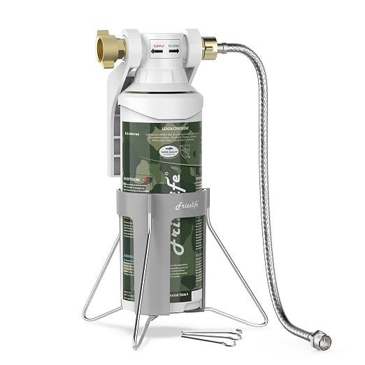 FRIZZLIFE RV Water Filter-NSF/ANSI 53&42 Certified Inline Hose Filter