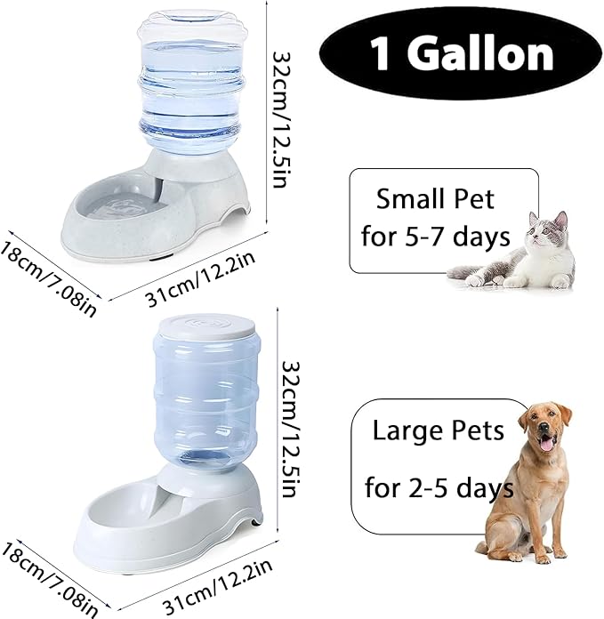 Pet Feeder Dispenser (1.1 Gallon Set)