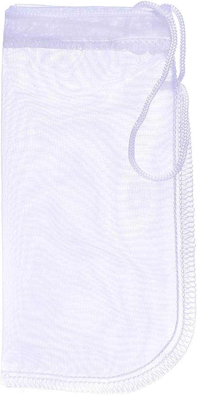 ALEGI Media Filter Bag Aquarium Extra Fine, Reusable 180 Micron Drawstring Mesh