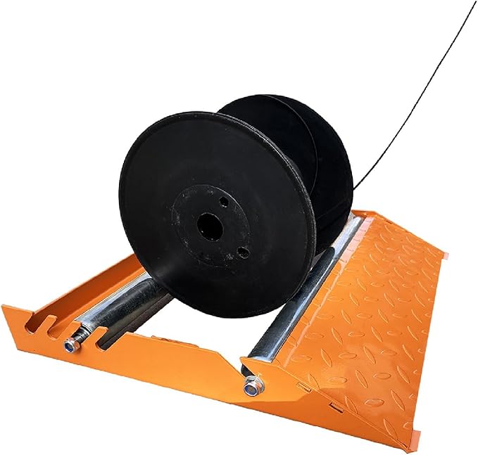 Cable Drum Roller Reel Dispenser Cable Roller Stand for Wire Reel Diameter 30cm to 70cm width 50cm M