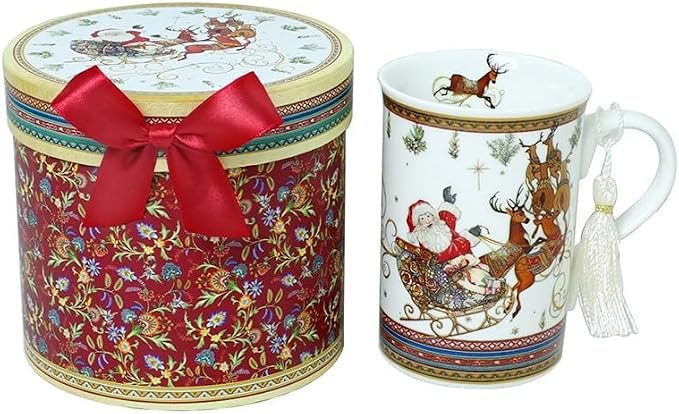 STP GOODS Porcelain Tea/Coffee Cup in Gift Box Fine Porcelain Coffee Cup Tea