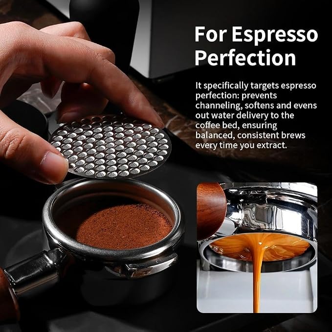 watchget 53mm Espresso Puck Screen Reusable Mesh Coffee Filter 0.8mm Thickness