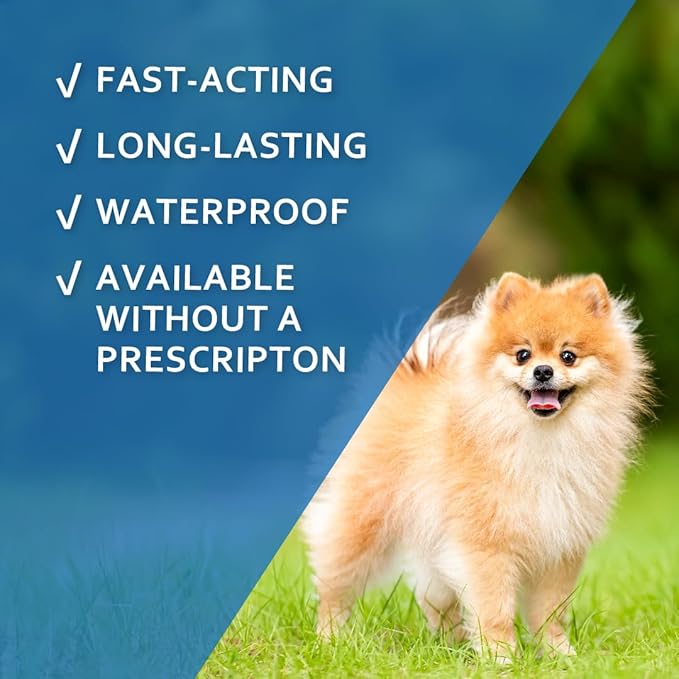 Sentry Fiproguard for Dogs, Flea and Tick Prevention for Dogs (45-88 Pounds), Includes 3 Month Supply of Topical Flea Treatments