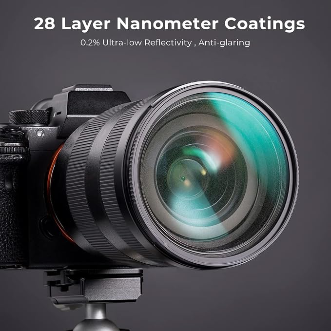 K&F CONCEPT 52mm Black Diffusion 1/2 Filter Mist Cinematic Effect Lens Filter