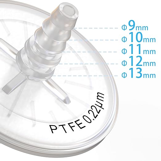 Air Venting Filter Sterile PTFE Hydrophobic Filter Disc 50mm 0.22μm