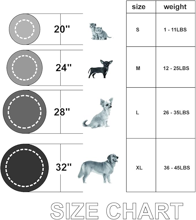 Donut Bed Medium Size Dog, Calming Soft Round Cuddler Dog Beds Fluffy Plush Faux Fur Pet Beds (24", Dark Grey)