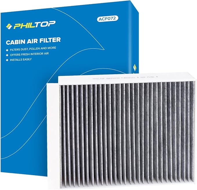 PHILTOP Cabin Air Filter, ACF072 Replaces