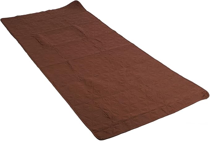 Dog Bed Cover, Slip Washable Pet Blanket for Sofa Couch Furniture Protector, Double Sided TPU Liner for Cats and Puppies, Brown (30x70in/ 76.2x177.8cm)