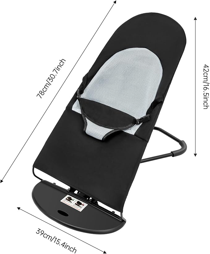 Pet Rocking Chair for Dog, Pet Rocker with 33Lbs Capacity, 3 Height Adjustable Puppy Folding Rocker with Breathable Mesh Fabric, for Small & Medium-Sized Dogs, Cats