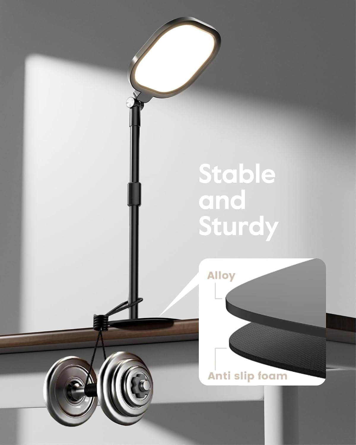 LitONES Video Conference Lighting for Zoom with Stand, 30 Modes, CRI>98