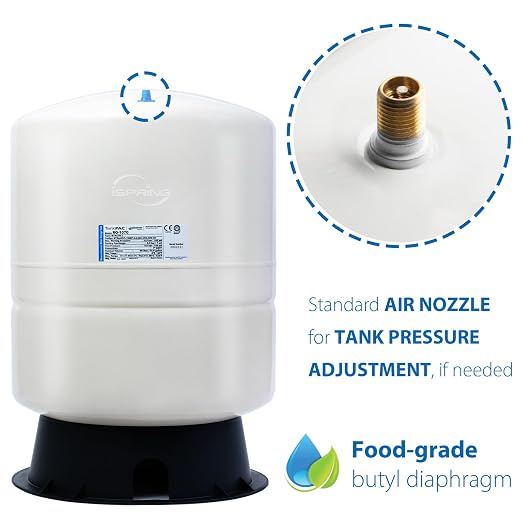 iSpring T11M 11 Gallon Pre-Pressurized Water Storage Reverse Osmosis Systems ro