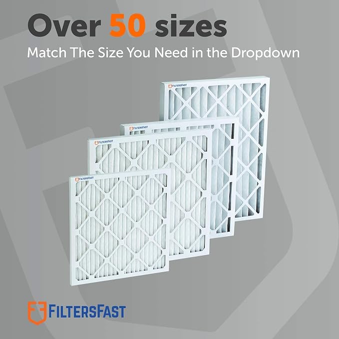 Filters Fast 21.5x23.25x1 Air Filter MERV 11, Made in the USA, 6 Pack