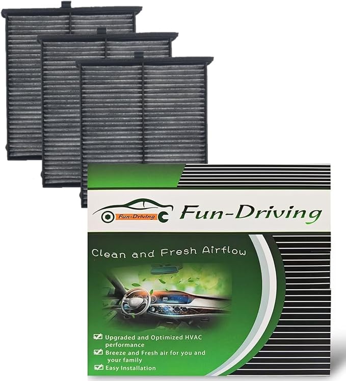 FUN-DRIVING 3 Pack FD811 Cabin air filter