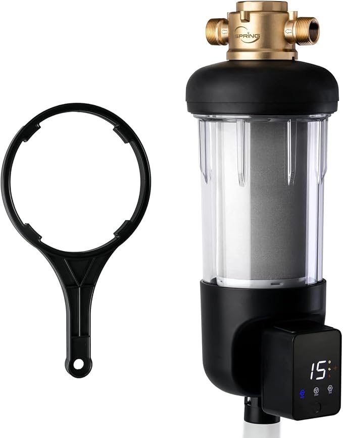 iSpring WSP50ARJ, NSF Certified, Spin-Down Sediment Water Filter, Upgraded