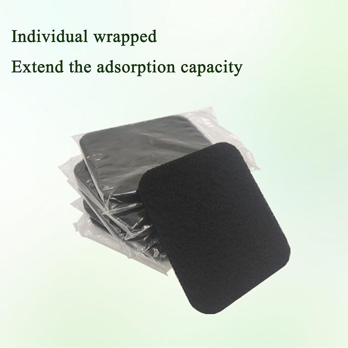 Compost Bin Odor Filters Replacement Oval Activated Carbon Filters