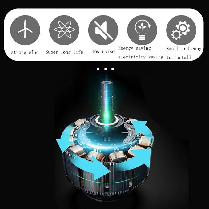 Inline Extractor Duct Fan with Speed Controller 3 Inch/75mm Air Diffuser