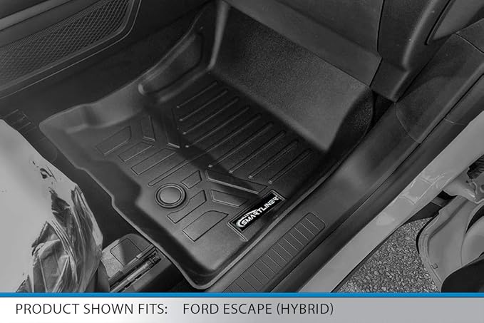 SMARTLINER Custom Floor Mats and Cargo Liner Behind 2nd Row Compatible with 2020-2025 Ford Escape