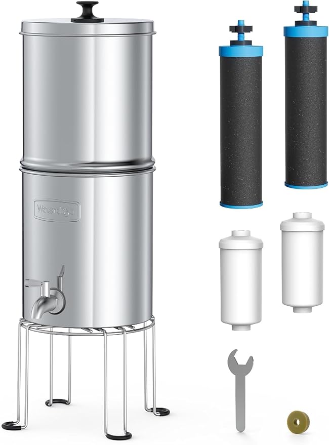 Alkaline Waterdrop Gravity-fed Water Filter System, Increase PH,