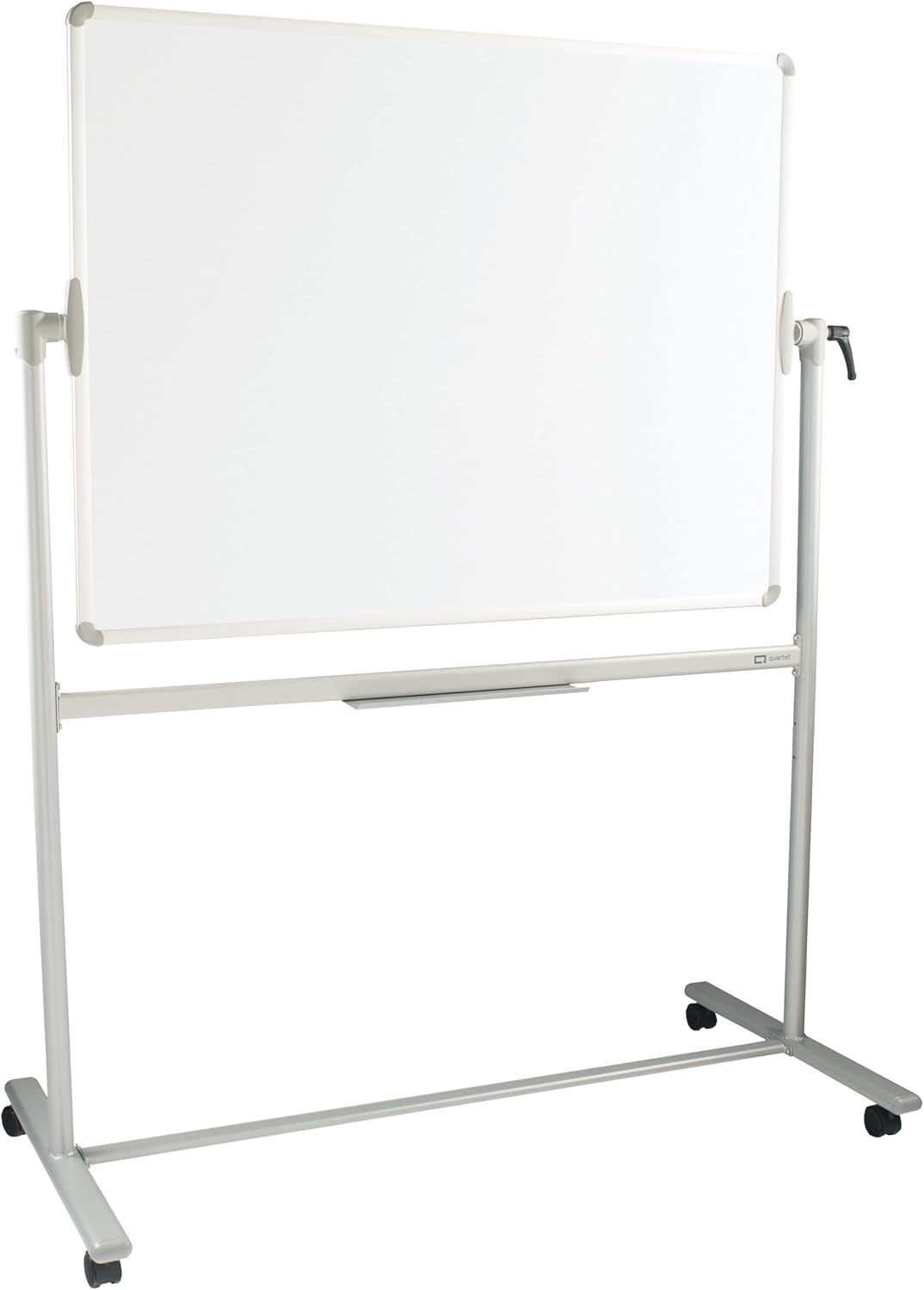 Quartet Magnetic Dry-Erase Board, 48" x 36" (4' x 3') Nano-Clean Easel Whiteboard, Double-Sided, Silver Frame (Q284836A01-R)