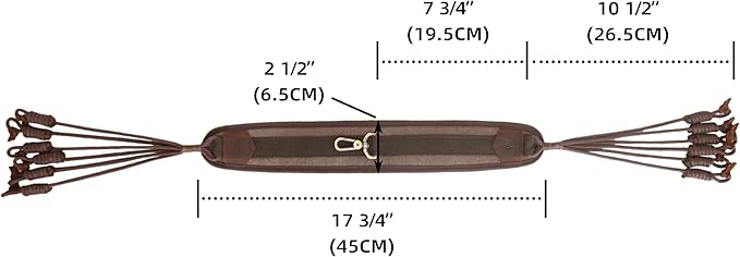 WAYNE'S DOG Canvas Bird Game Carrier, Waterfowl Dove Small Animal Game Carrier Hanger Tote Shooting Accessories (Coffee)