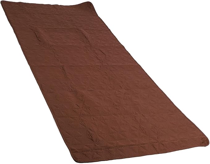 Dog Bed Cover, Slip Washable Pet Blanket for Sofa Couch Furniture Protector with Double Sided TPU Liner for Cats Puppies Brown (30x70in/ 76.2x177.8cm)