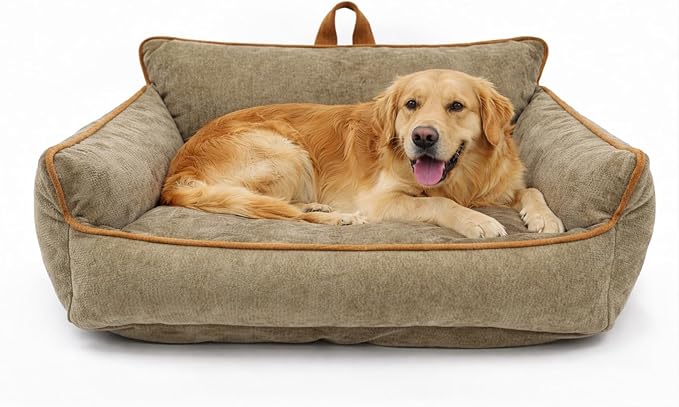 Orthopedic Dog Bed,Large Dog Bed,Memory Foam Washable Dog beds,Medium & Large Dogs,Waterproof,L(30"x24"x14")