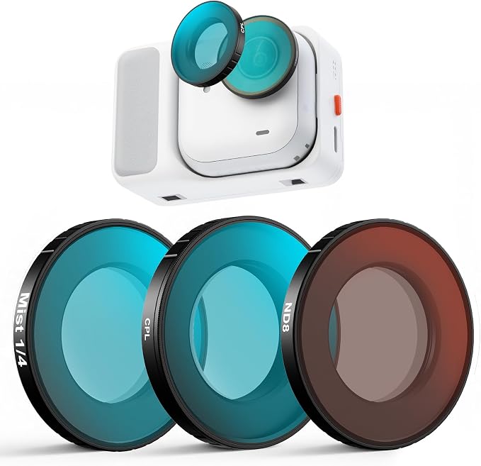 Haoge Filter Set for Insta360 GO Ultra, Includes CPL, and Screen Protector