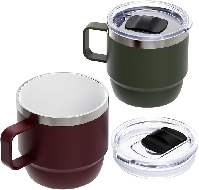 Zenbo 8 oz Stackable Coffee Mugs