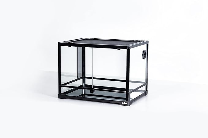 TRIXIE 32 Gallon Glass Terrarium, Double Hinged Doors, Mesh Top, Waterproof Base