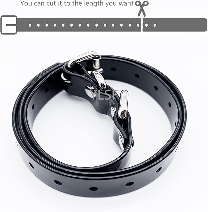 Dog Collar Strap for Most of Electronic Training Collar Receivers-Adjustable Durable Waterproof Odorless 3/4 Inch Collar Replacement for Barking Fence-Pet TPU Collar Strap