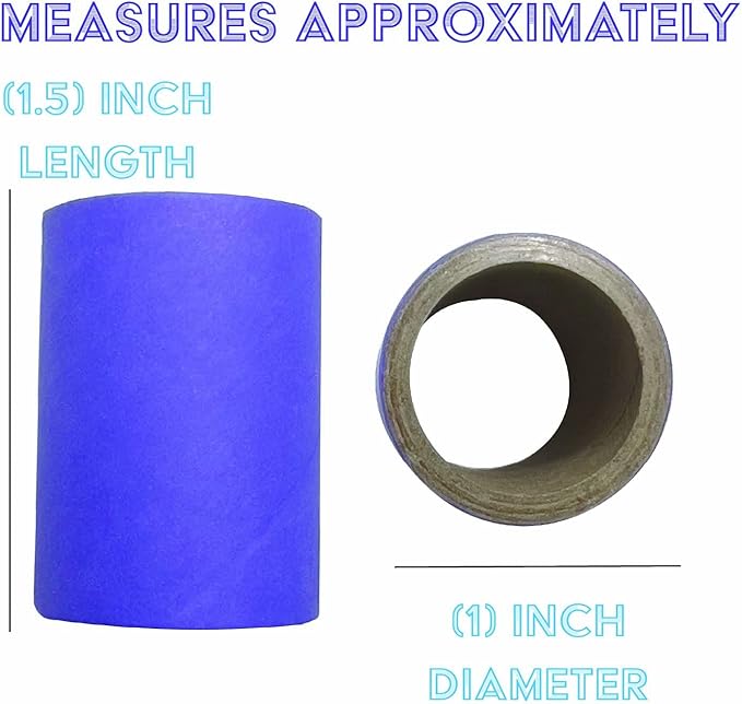 by M&M 8009 PK10 1.5 Inch Mini Tube Donuts - Lightweight Colorful Chewable Compressed Cardboard Foot Toy, Easy Shredding, Great for Small to Medium Size Pet Birds
