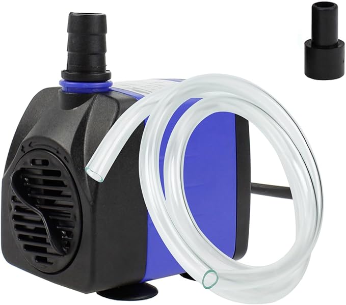 AQUANEAT Small Fountain Pump, 265 GPH Submersible Water Pump