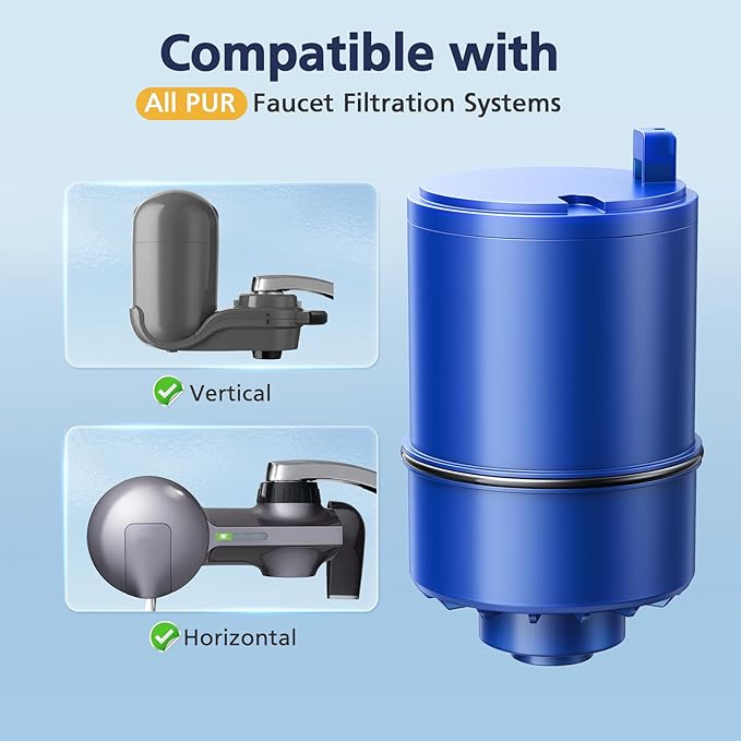 6 Pack Water Filter Replacement Compatible