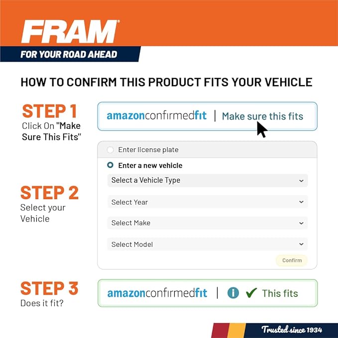 FRAM Extra Guard CA10242 Replacement Engine Air Filter