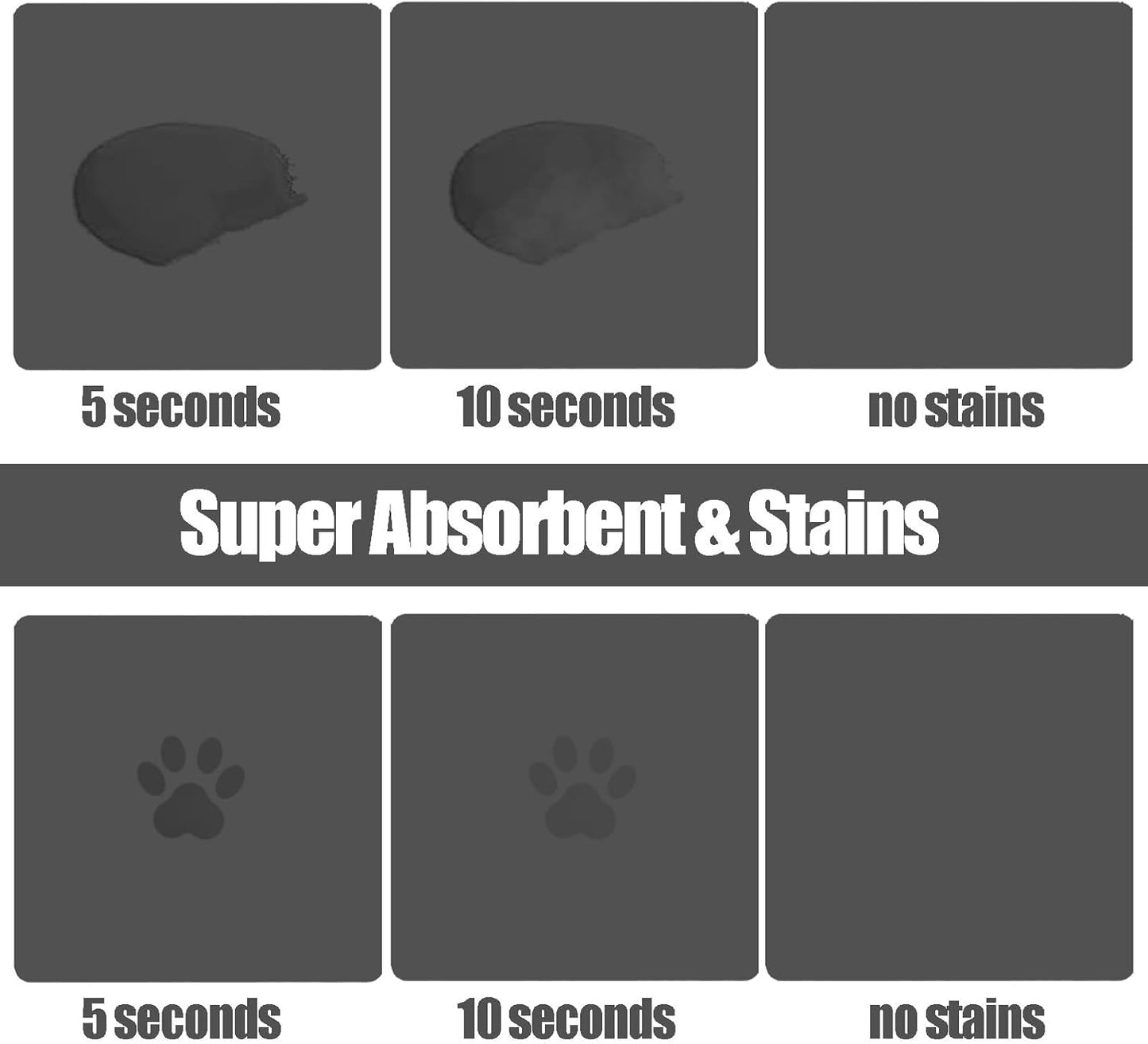 Large Pet Feeding Mat, Bohemia Absorbent Quick Dry Dog Mat for Food and Water Bowl, Non Skid Cat Bowl Mat, No Stains for Pet Water Dispenser Pet Supplies for Messy Drinkers