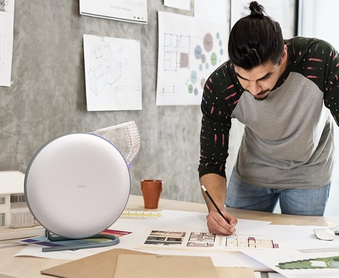IQAir Atem Desk Air Purifier for Home, Small Room up to 150 sq ft, HyperHEPA