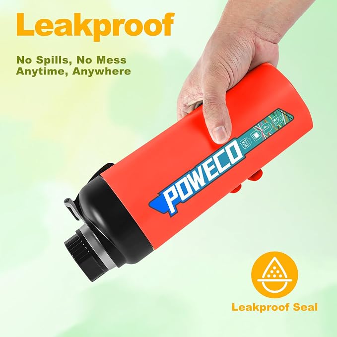 Ceramic Lined Water Bottle, 18 oz Insulated Travel Mug