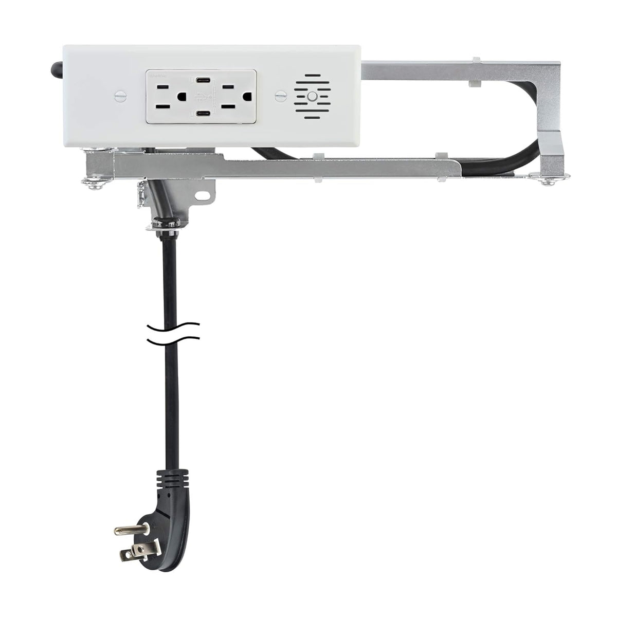 Docking Drawer Blade in-Drawer Outlet, 2 USB-C, 2 AC, White