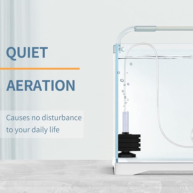 Pawfly Corner Sponge Filter Nano Quiet Betta Fry Shrimp and Small Fish Bio Foam Filter for Tiny Aquariums and Fish Tanks up to 10 Gallons (Air Pump Not Included)