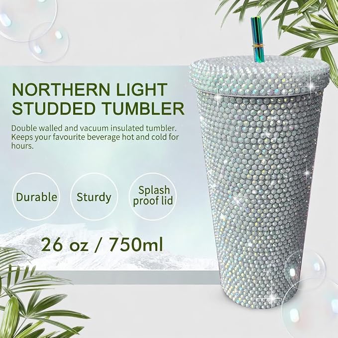 26oz Bling Rhinestone Tumbler