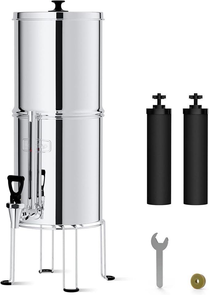 Waterdrop Water Filter System, NSF/ANSI 42&372 Standard, 2.25G Stainless-Steel