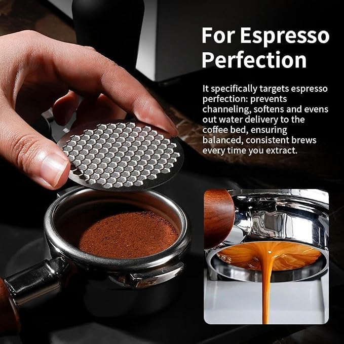 watchget 51mm Espresso Puck Screen Reusable Mesh Coffee Filter 0.8mm Thickness
