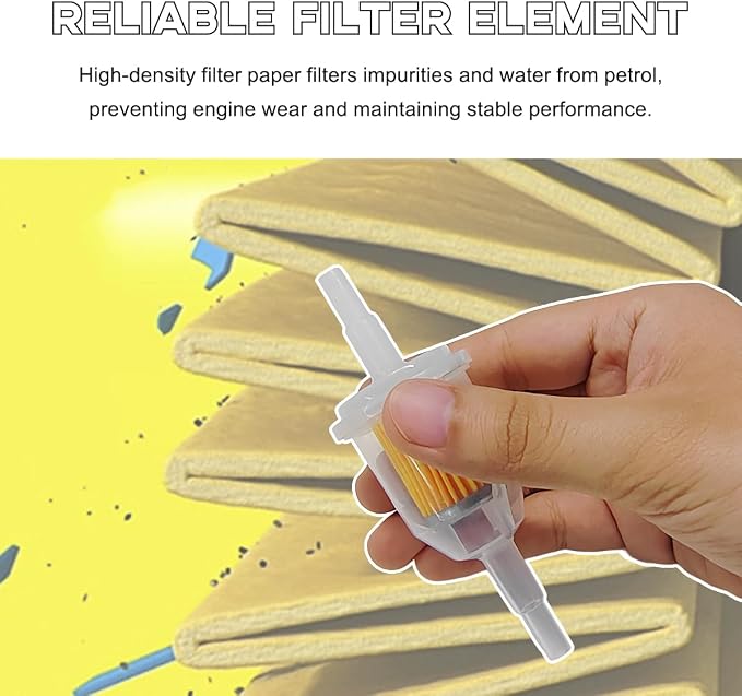 2 PCS Gas Inline Fuel Filters