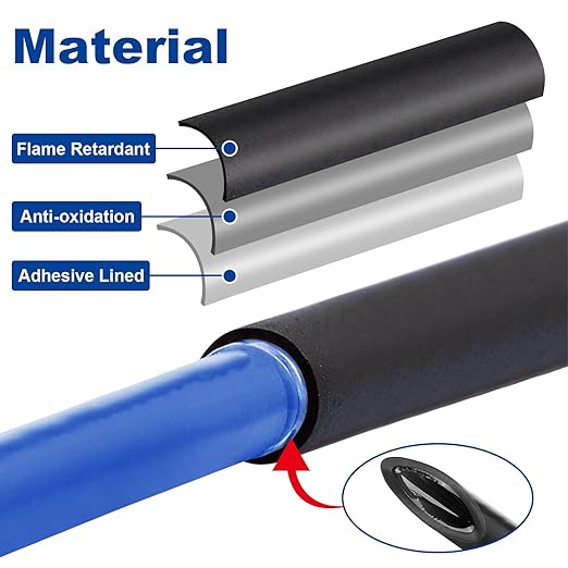5/8" Heat Shrink Tubing, 32.8 Ft Roll Industry Marine Grade 3:1 Shrink Ratio Shrink tubing, Adhesive Lined Heat Shrink Tube, 15.4mm Waterproof Shrink Tube for Wires Home Marine Automotive-Black