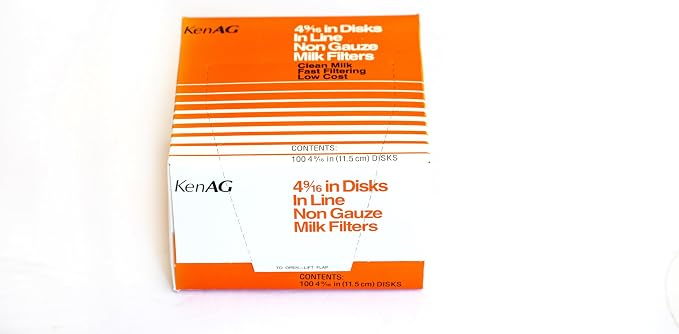 Kenag Milk Filter Disks 4-9/16"