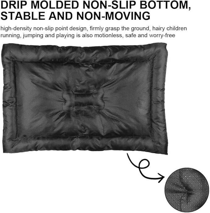 Houseplant Botanical Aesthetic Dog Beds for Older Dogs Crate Mats for Dog Cages Beds Crate Pad Pillow Washable Non-Slip Washable Bed Small Mat Pillow Indoor Outdoor 24X18 Inch